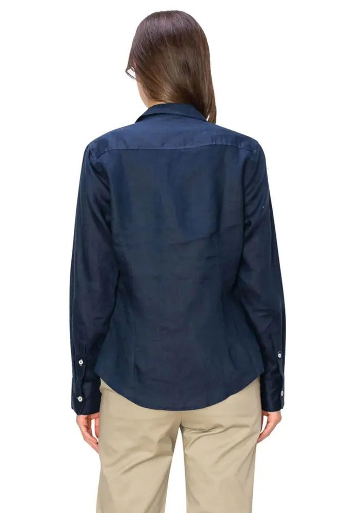 Classic Fit Linen Button Down Shirt Casual Chic - Shirts