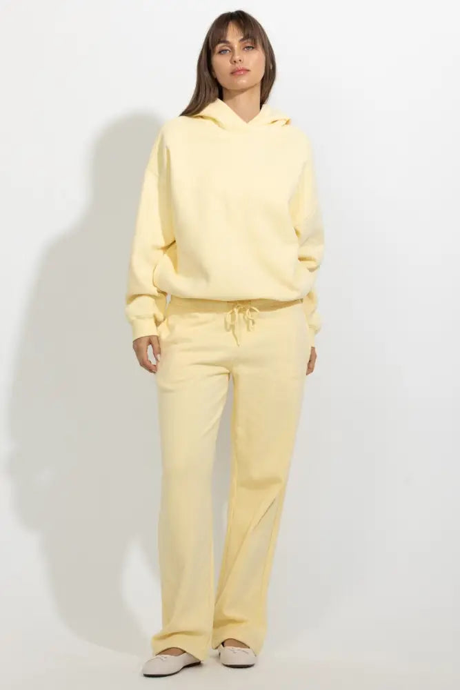 Oversized Relaxed Pullover Fleece Hoodie - Hoodies