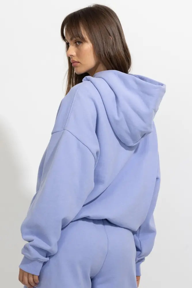 Oversized Relaxed Pullover Fleece Hoodie - Hoodies