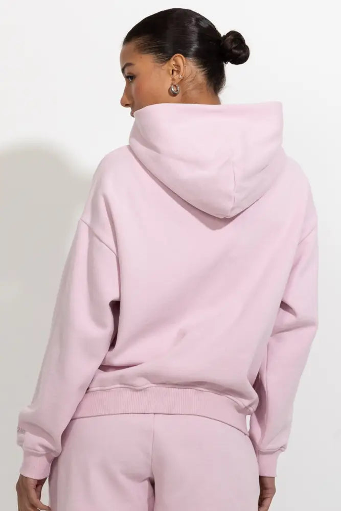 Oversized Relaxed Pullover Fleece Hoodie - Hoodies