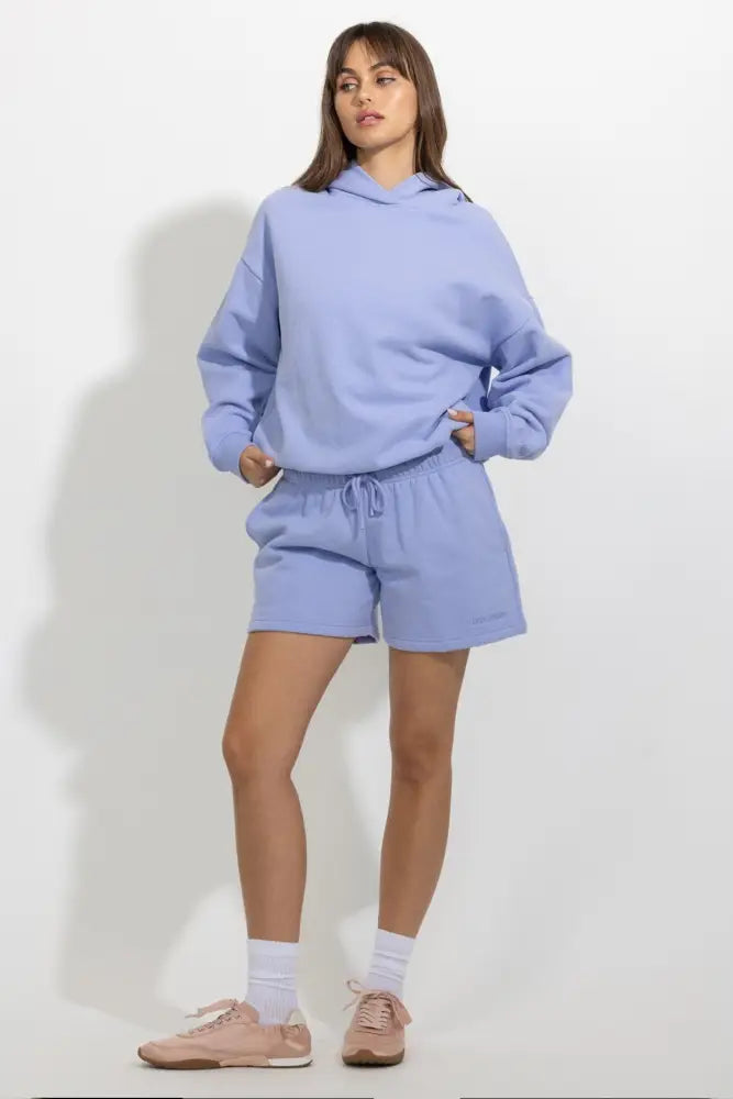 Oversized Relaxed Pullover Fleece Hoodie - Hoodies